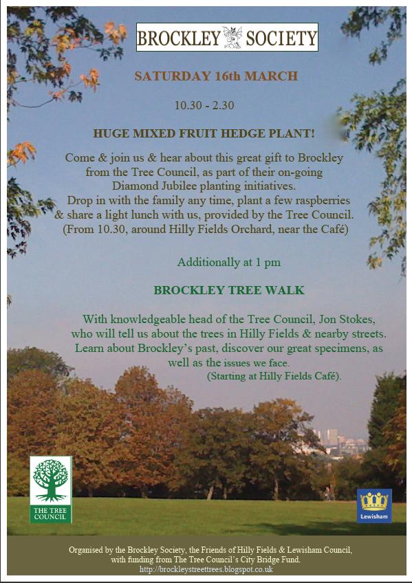 Join in with some fruit hedge planting or maybe just a tree walk!