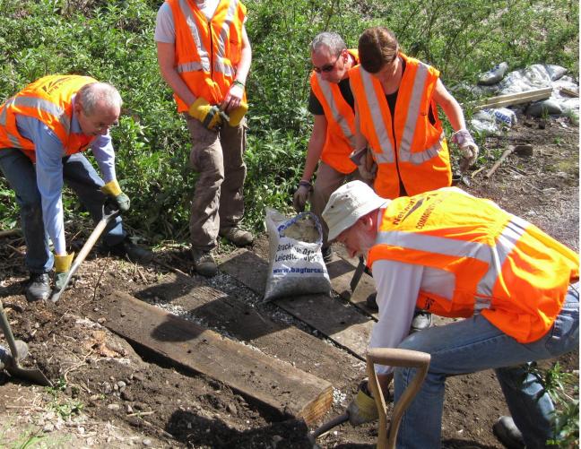 Volunteers at Hither Green Triangle