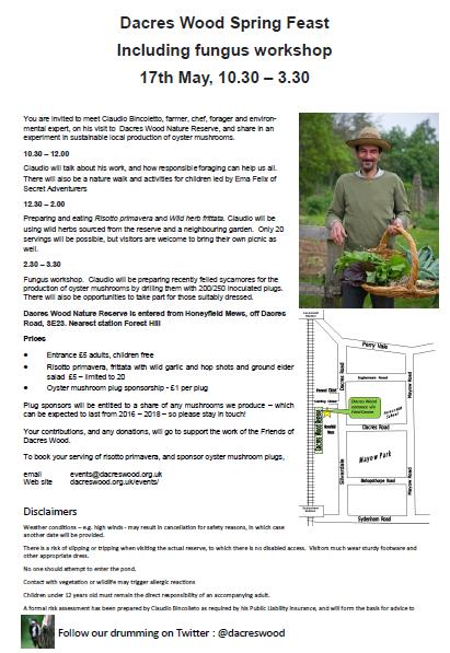 17th May Dacres wood