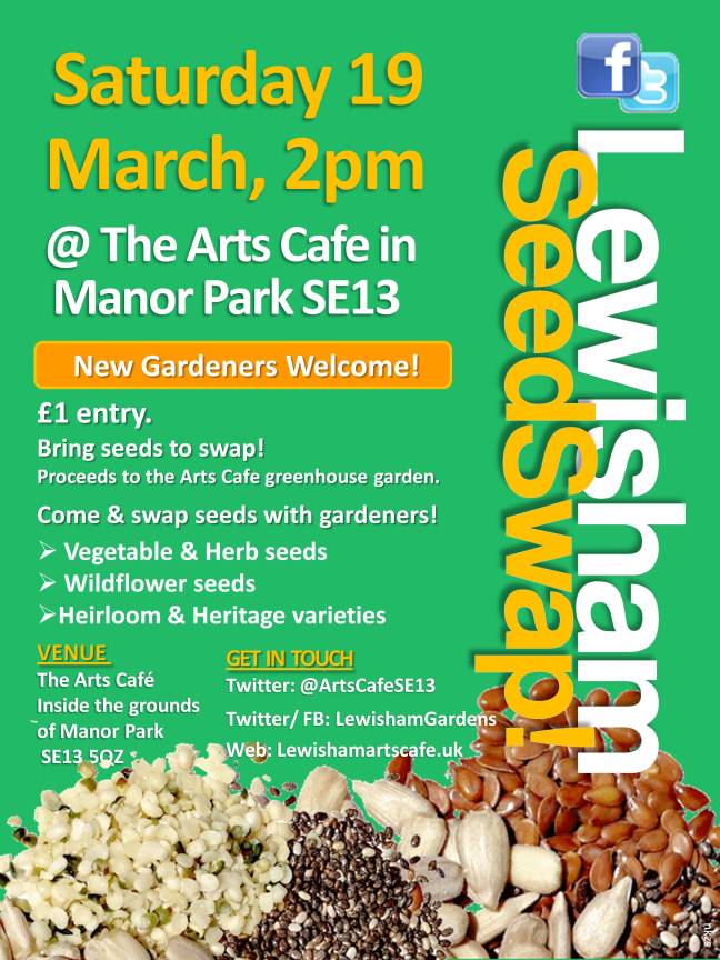 Lewisham Seedswap @ArtsCafe