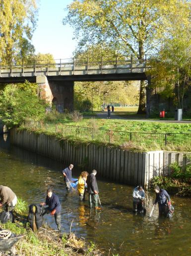 Join Thames21 for a wade in Ladywell Fields