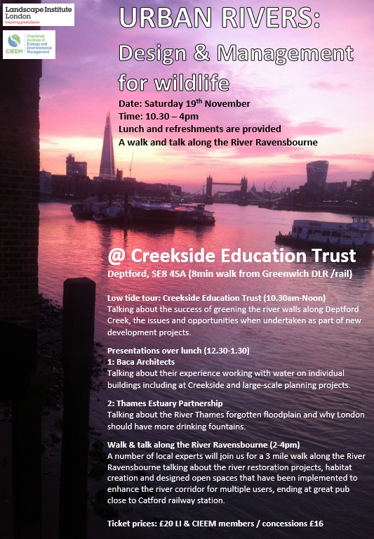 Urban Rivers - Design and Management for Wildlife