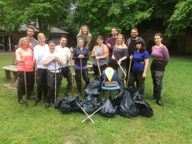 13 Booking dot com group with rubbish