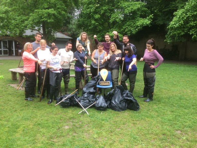 18 Booking dot com group with rubbish